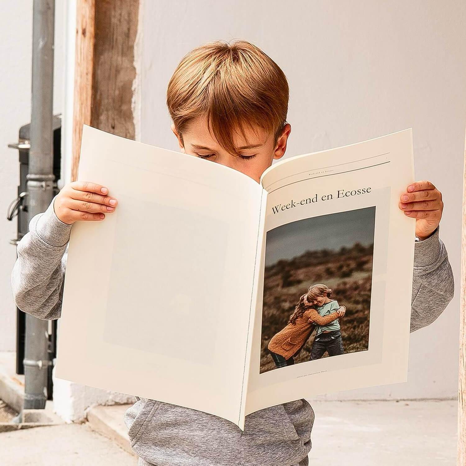 Innocence - Stile giornale - Album fotografico personalizzato - Grandi dimensioni