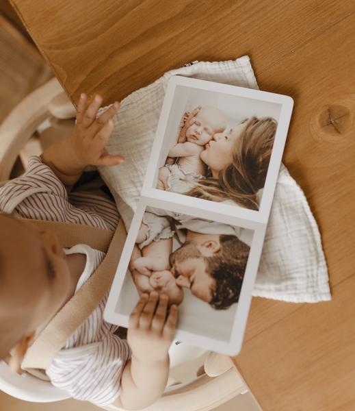 Baby fabric photo album